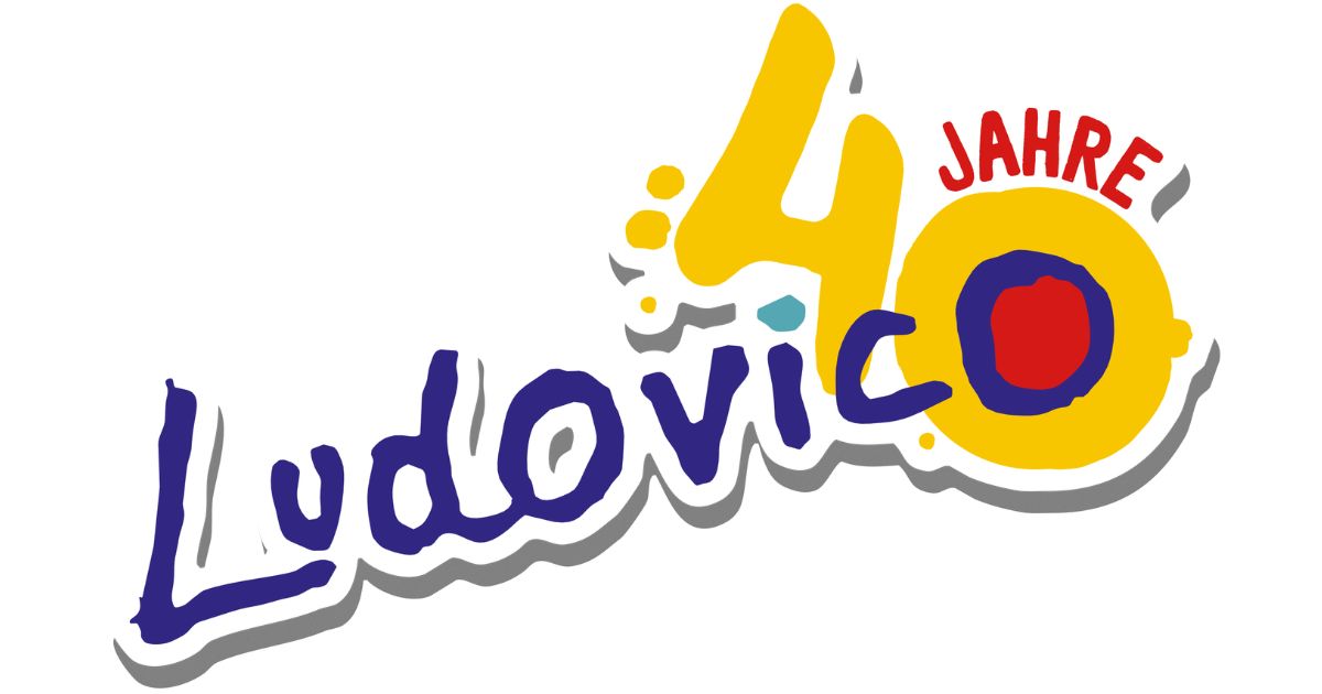 Großer Schriftzug Ludovico 40 Jahre